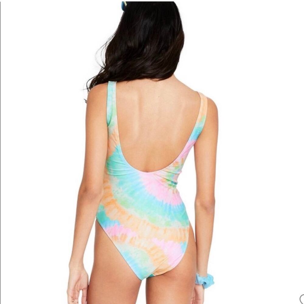 Stoney Clover Target Tie Dye One Piece Swimsuit Size Small Multicolor - Picture 4 of 7